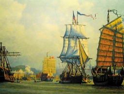 美国首艘行至中国的商船“中国皇后号”