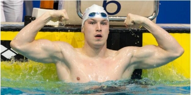 罗马的游泳赛事：乌克兰打破蝶泳世界纪录