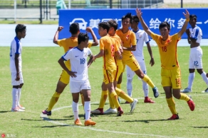 中国U15红队2-1印度国少获首胜 王博文点杀