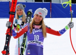 高山滑雪世界杯：希弗林不敌维洛霍娃摘银