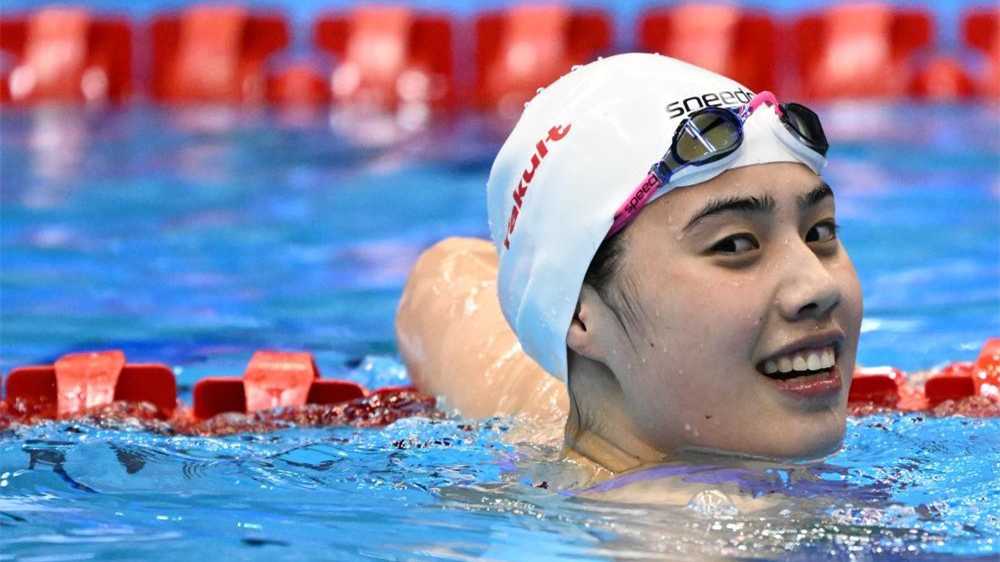 张雨霏赢得世锦赛女子100米蝶泳冠军