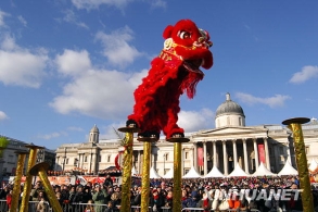 伦敦举行中国农历新年庆祝活动 [组图]