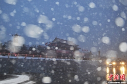 北京降下今冬初雪