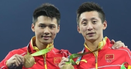 【里约奥运会】男子双人十米台：林跃/陈艾森夺冠