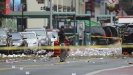 纽约州长称曼哈顿爆炸案是恐怖主义行为[组图]