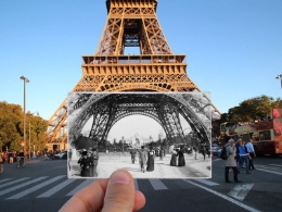 巴黎历史中的交汇点摄影