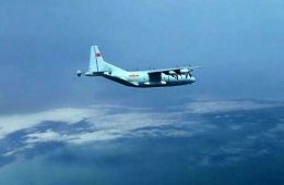 中国空军运-9机群奔袭数千公里演练岛礁空投