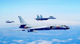 空军发布宣传片展现歼-20、苏-35、轰-6K海上新航迹