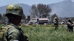 墨西哥中部一烟花厂爆炸