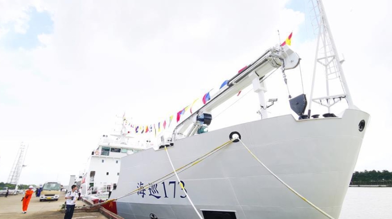 搭载北斗定位装置的大型航标船列编南海航保中心