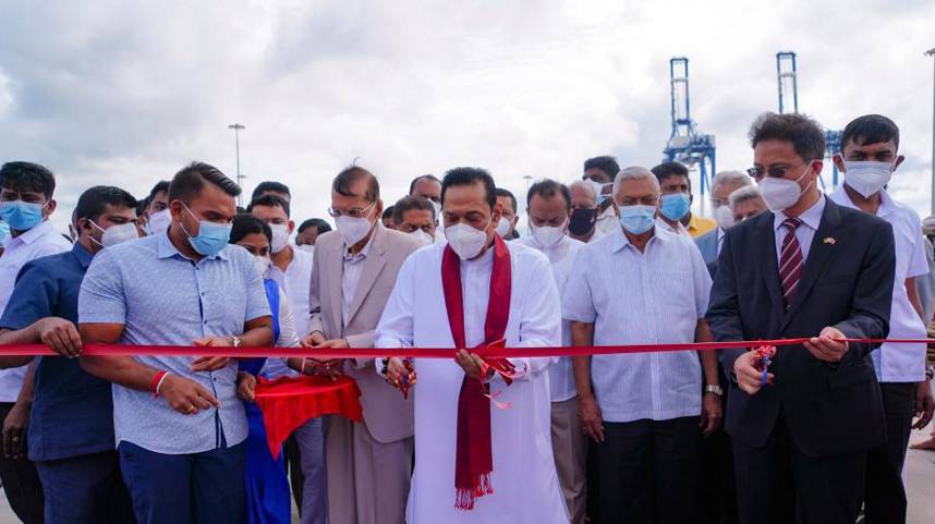 斯里兰卡总理考察中斯合营汉班托塔港综合项目