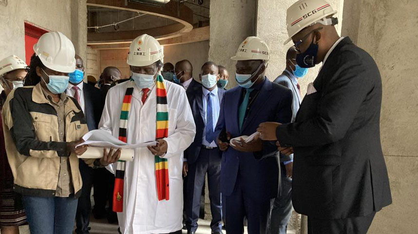 津巴布韦总统：期待中国援建的新议会大厦早日建成