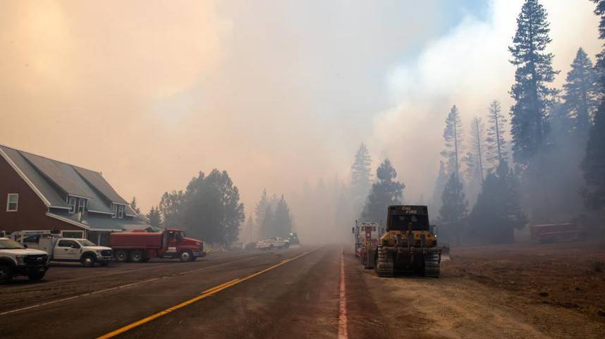 加州北部山火肆虐