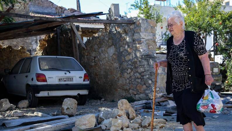 希腊克里特岛发生5.8级地震 一人死亡