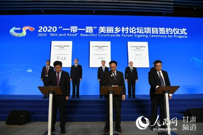 2020“一带一路”美丽乡村论坛在甘肃省举行