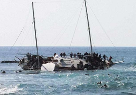 一移民船在毛里塔尼亚附近海域沉没 39人死亡