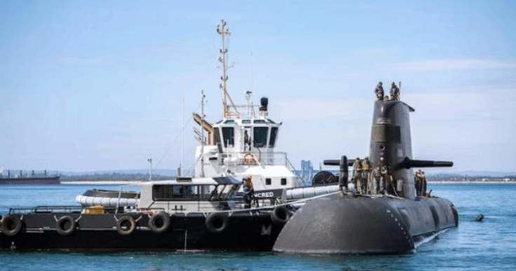 澳国防部承认澳海军一艘服役25年的潜艇发生火灾