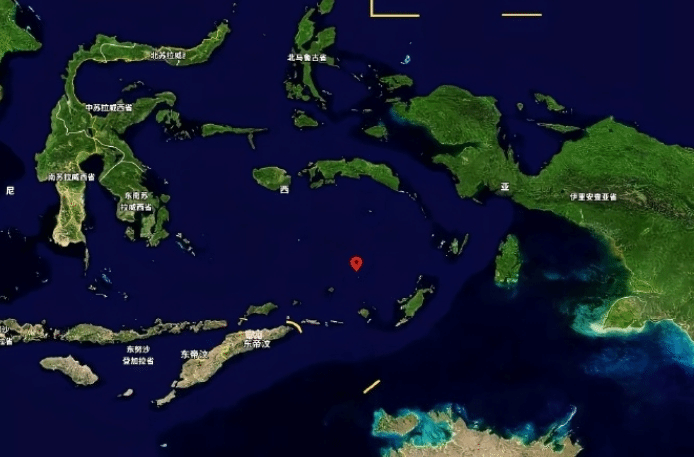 印尼马鲁古省附近海域再次发生强震