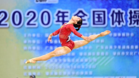 体操全锦赛女团广东夺冠 刘婷婷资格赛第一