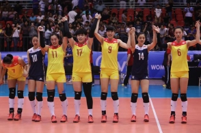U20女排世锦赛中国擒日本进四强 拦网18-5完胜