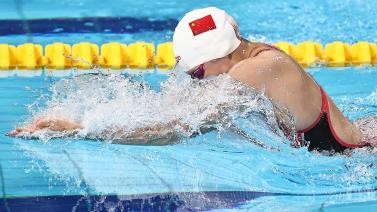短池唐钱婷破亚洲纪录 进女子100米蛙泳决赛