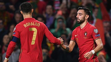 世预赛-B费梅开二度C罗助攻 葡萄牙2-0进世界杯