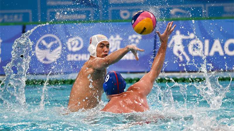 成都大运会丨男子水球开赛 中国队不敌格鲁吉亚队