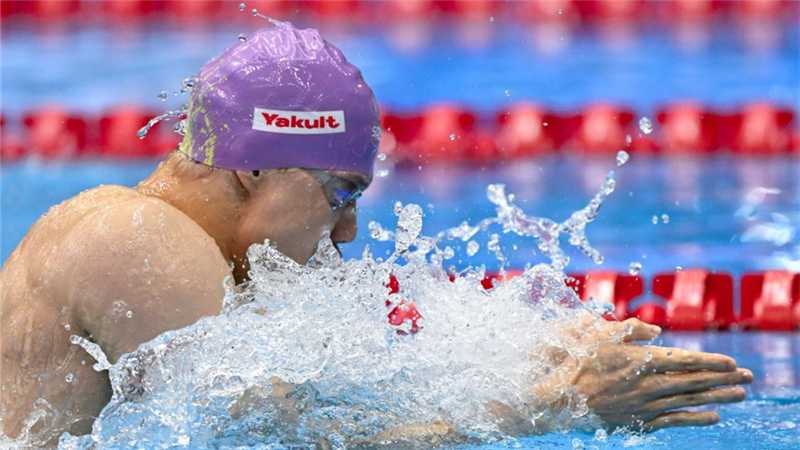 游泳世锦赛——男子200米蛙泳：覃海洋破世界纪录夺冠