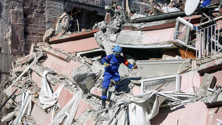 土耳其震后救灾的中国身影