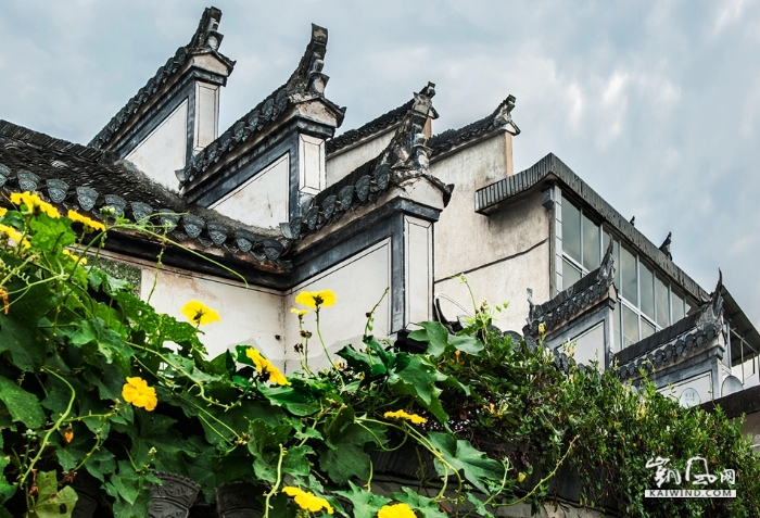 06-《生态家园昂首望天》—马头墙墙头都高出于屋顶，轮廓作阶梯状，脊檐长短随着房屋的进深而变化，多檐变化的马头墙，有一阶、二阶、三阶、四阶之分，也可称为一叠式、两叠式、三叠式、四叠式，通常三阶、四阶更常见。DSC_1854副本副本