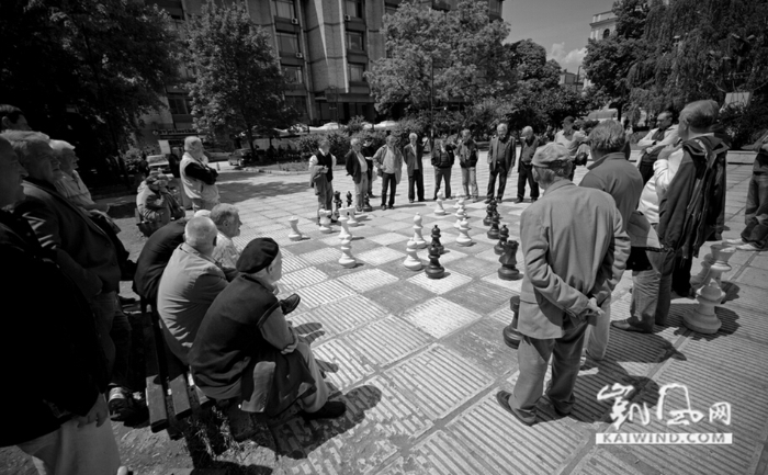 国际象棋也是萨拉热窝的一张城市名片