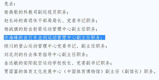 许海峰卸任自剑中心副主任 奥运金牌第一人退休