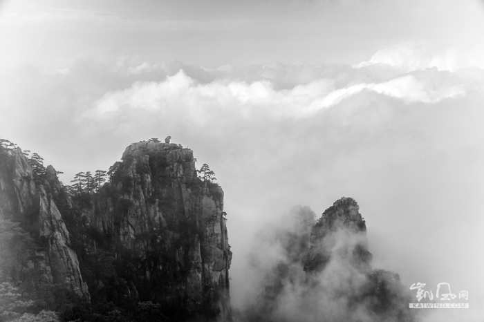 水墨黄山