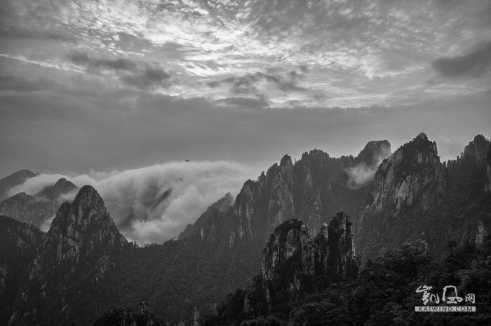 水墨黄山