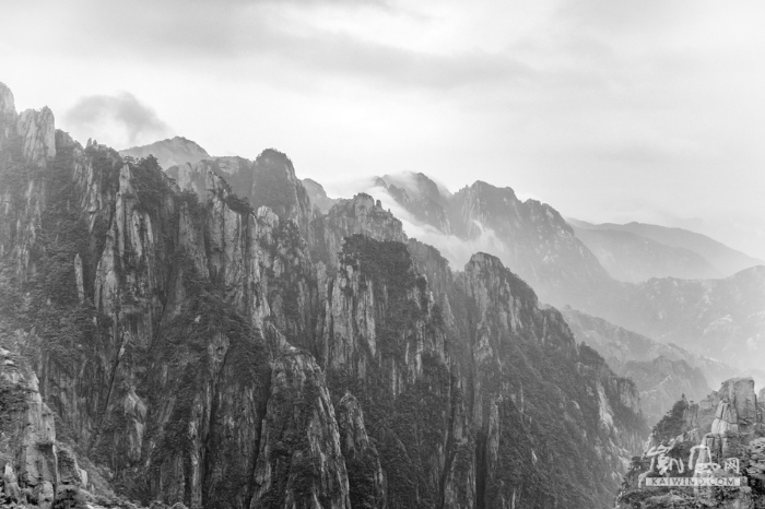 水墨黄山