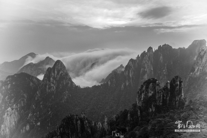 水墨黄山