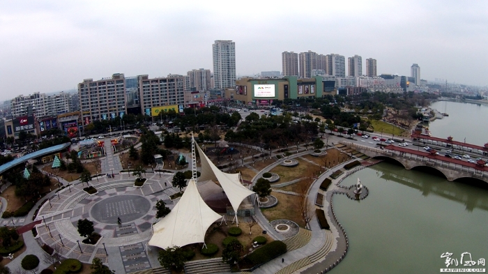  凤城泰州航拍实景