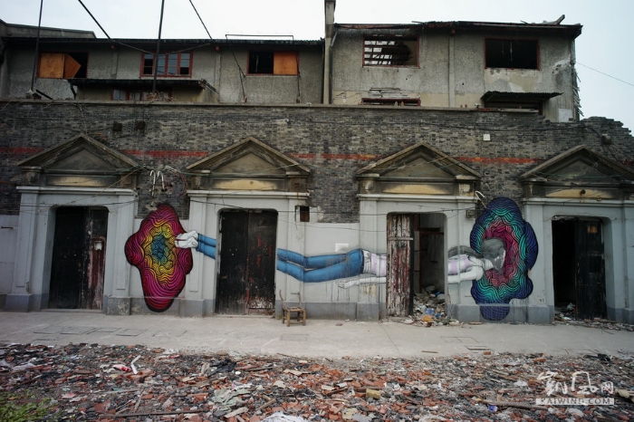 “废墟涂鸦”——城市发展中的情绪表达