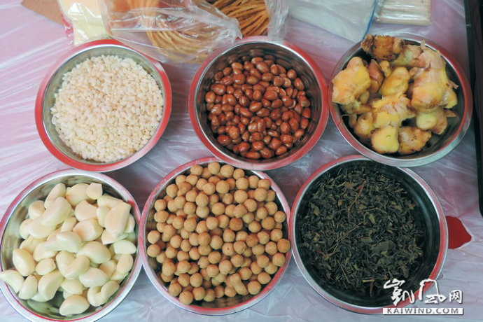 打油茶的主要配料