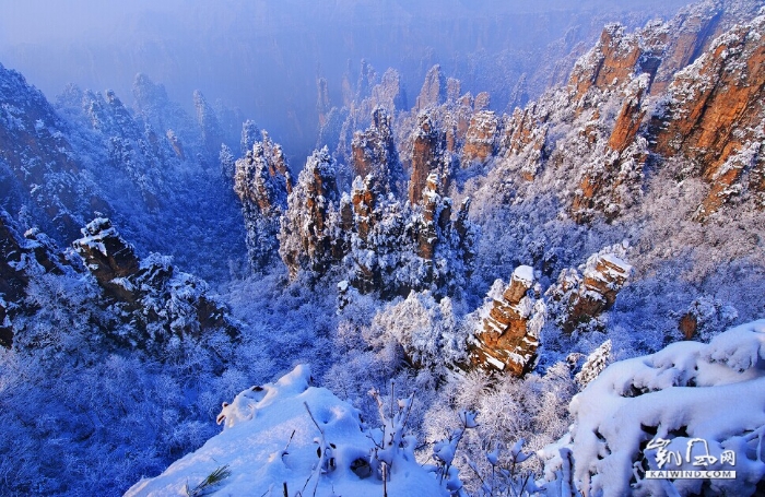 武陵源冬雪