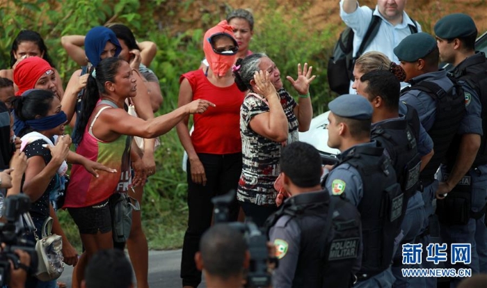 （外代一线）（4）巴西发生监狱暴动至少50人死亡