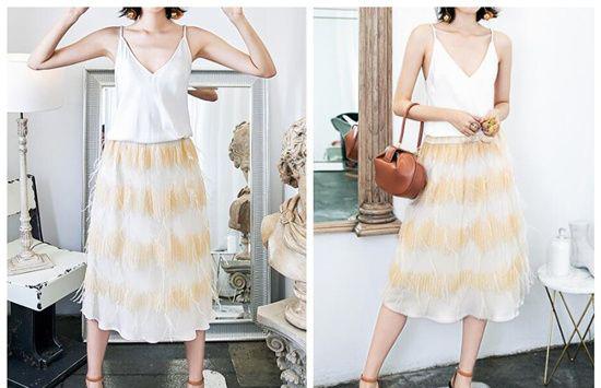 2019夏季流行的裙子搭配 比较修饰下半身