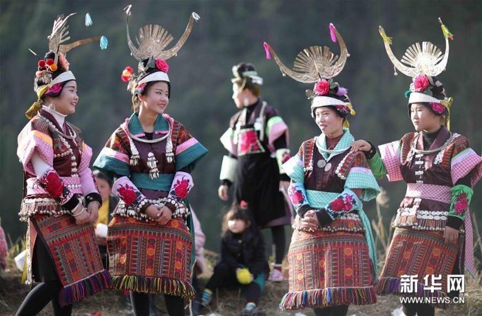#（社会）（10）贵州丹寨：望会节上盛装秀