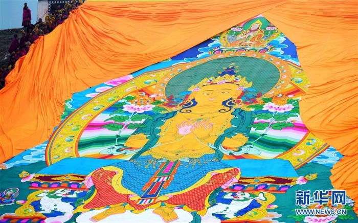 （XHDW）（8）“世界藏学府”拉卜楞寺举行瞻佛节