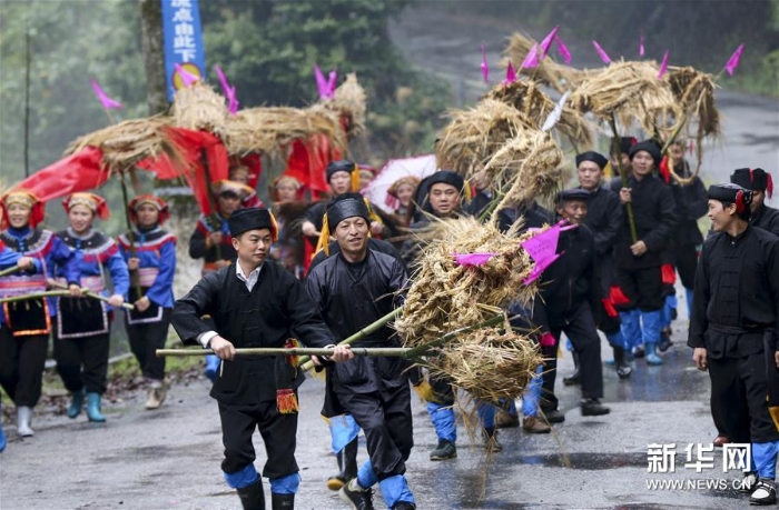 #（社会）（2）广西龙胜：草龙驱虫祈丰收