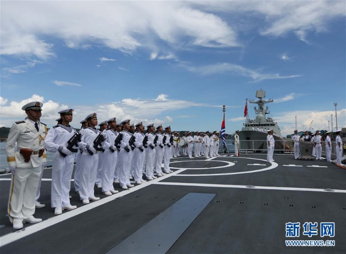 （国际·图文互动）中国海军远航访问编队抵达菲律宾进行友好访问