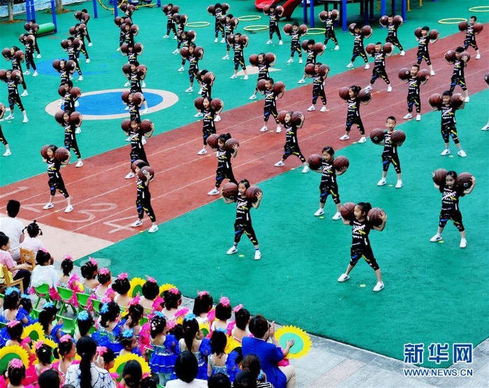 #（教育）（3）江西德兴：花样篮球迎六一