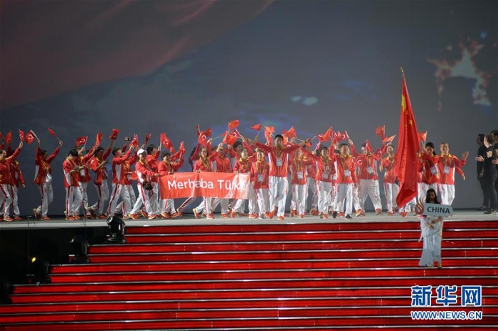 （体育）（2）第23届夏季听障奥运会在土耳其萨姆松开幕