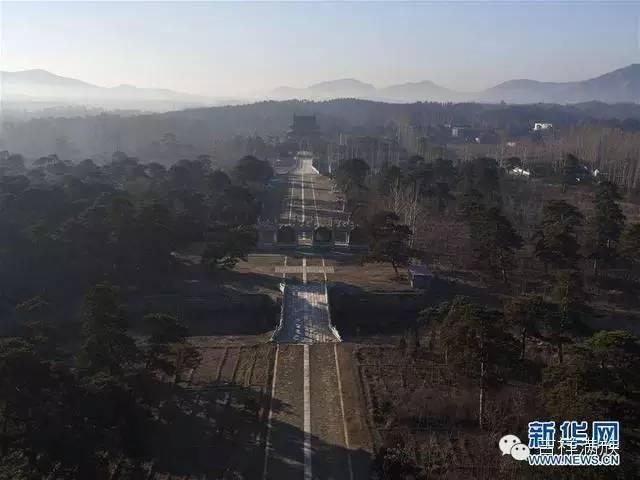 航拍清西陵