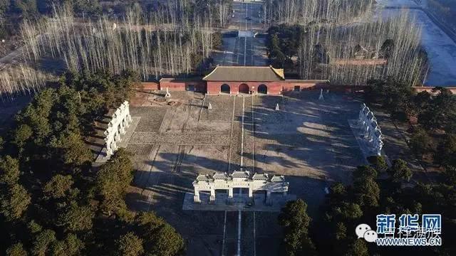 航拍清西陵